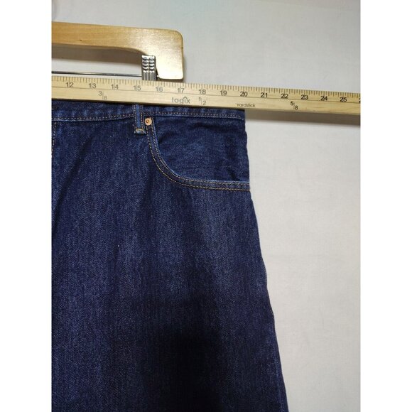 Levi's 517 Jeans Mens 40x34 Bootcut Dark Blue Wash Denim Western Work Rodeo - Picture 3 of 11